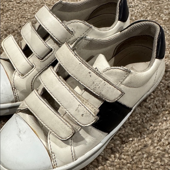 Prada Kids' Toddler Leather Low Top Sneakers - White - Size: 2 or 2.5 - Picture 13 of 14